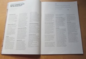 Oil shale brochure spread