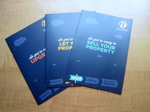 Crisp copy for Northfields' sales, letting and property management brochures