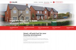 Picture of a new housing development powered by Calor gas